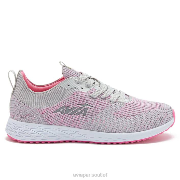 trail & marche gris argent/rose foncé avi helix femme Avia 6PRR29