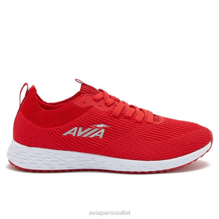 trail & marche rouge/gris argenté avi helix femme Avia 6PRR28